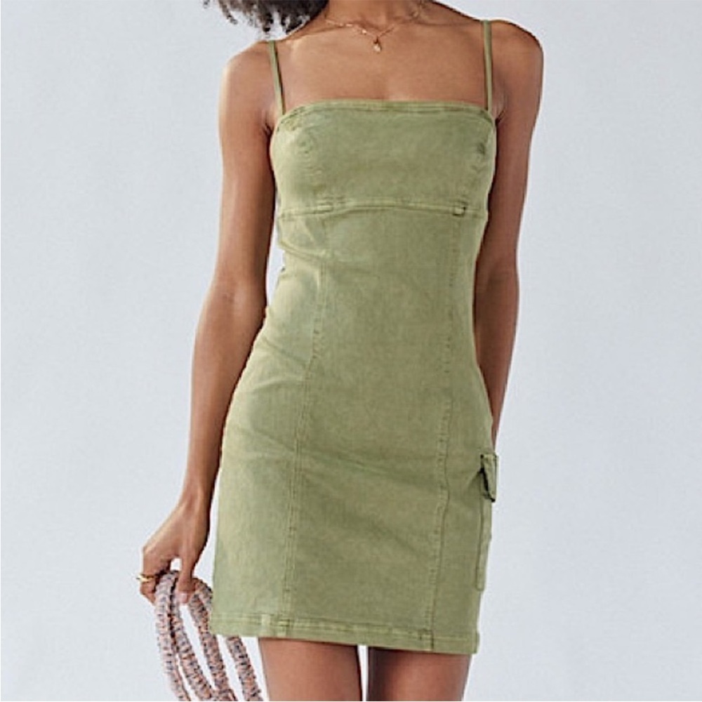 Urban Outfitters Green Mini Dress